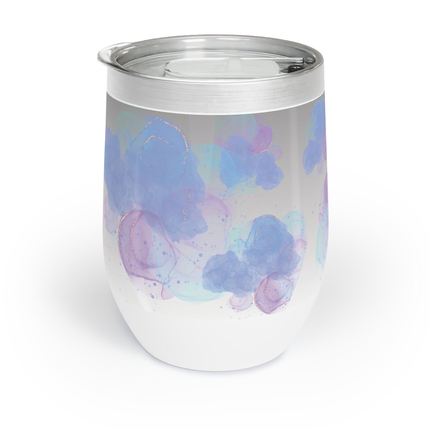 brushed circles cool wine tumbler, 12 oz