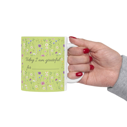 I am grateful for … ceramic mug, 11 oz