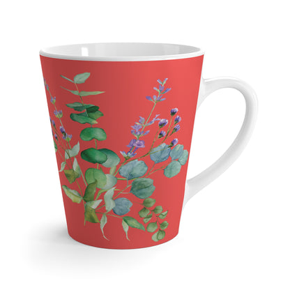 eucalyptus latte mug, 12 oz