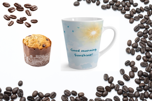 good morning, Sunshine! latte mug, 12 oz